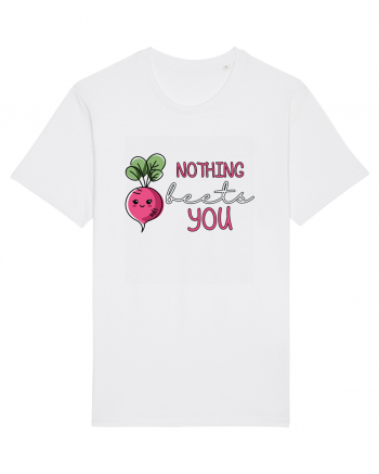 Nothing Beets You | Valentine's Funny Pun White