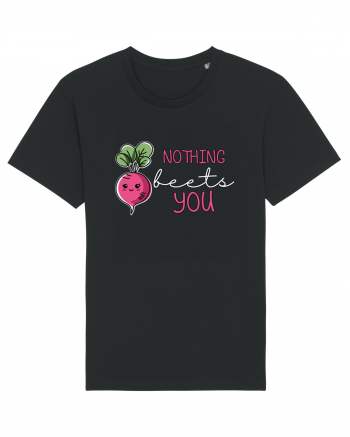 Nothing Beets You | Valentine's Funny Pun Black