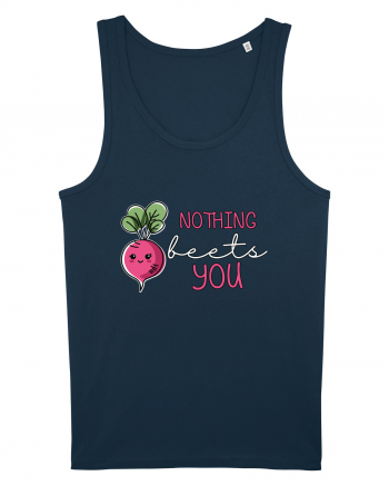 Nothing Beets You | Valentine's Funny Pun Navy