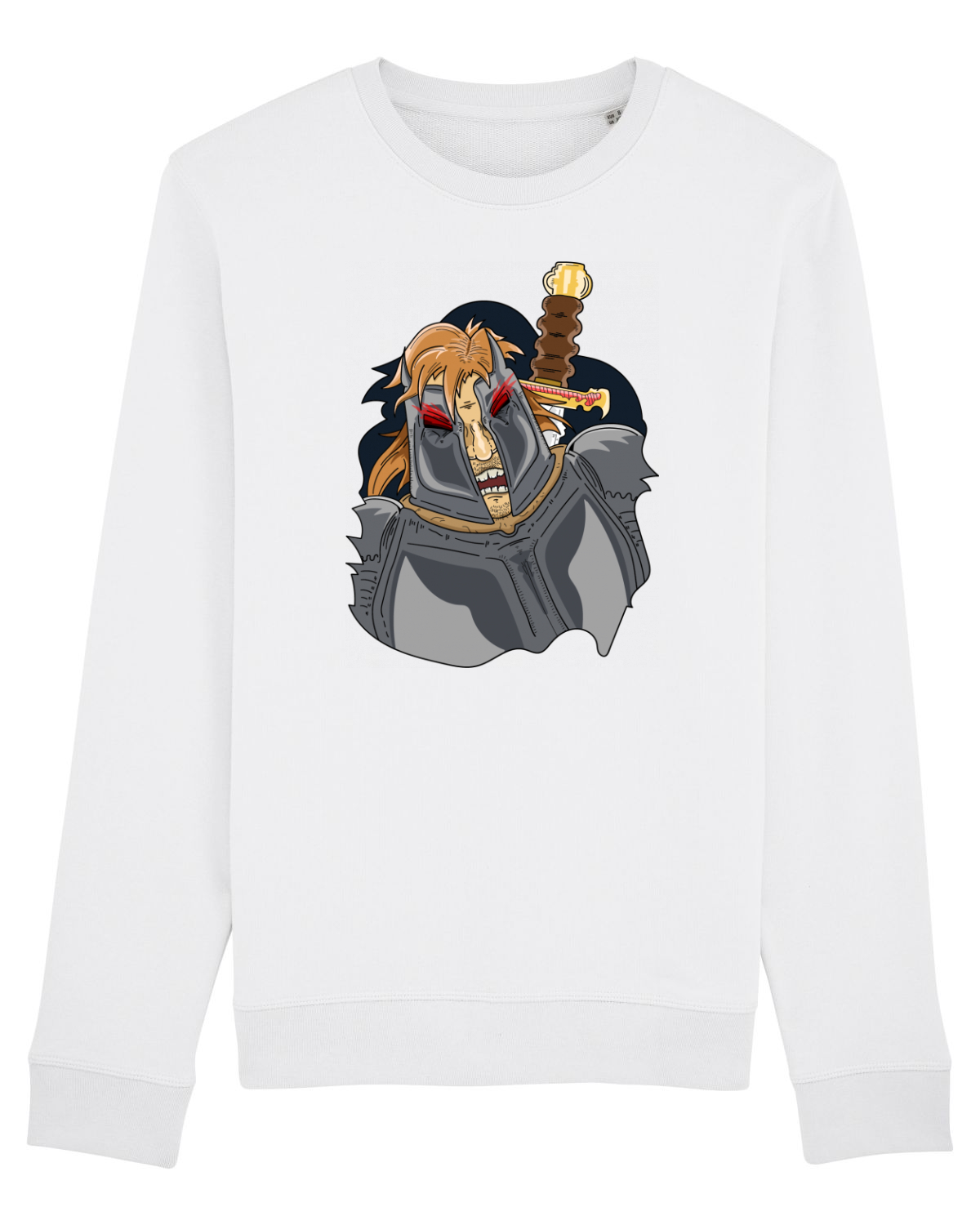 Bluză mânecă lungă Unisex Rise White