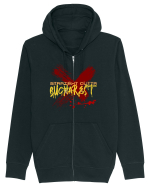 STRAIGHT OUTTA BUCHAREST - DIN BUCURESTI Hanorac cu fermoar Unisex Connector