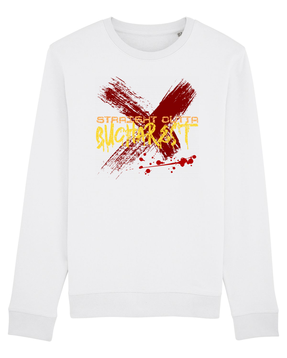 Bluză mânecă lungă Unisex Rise White