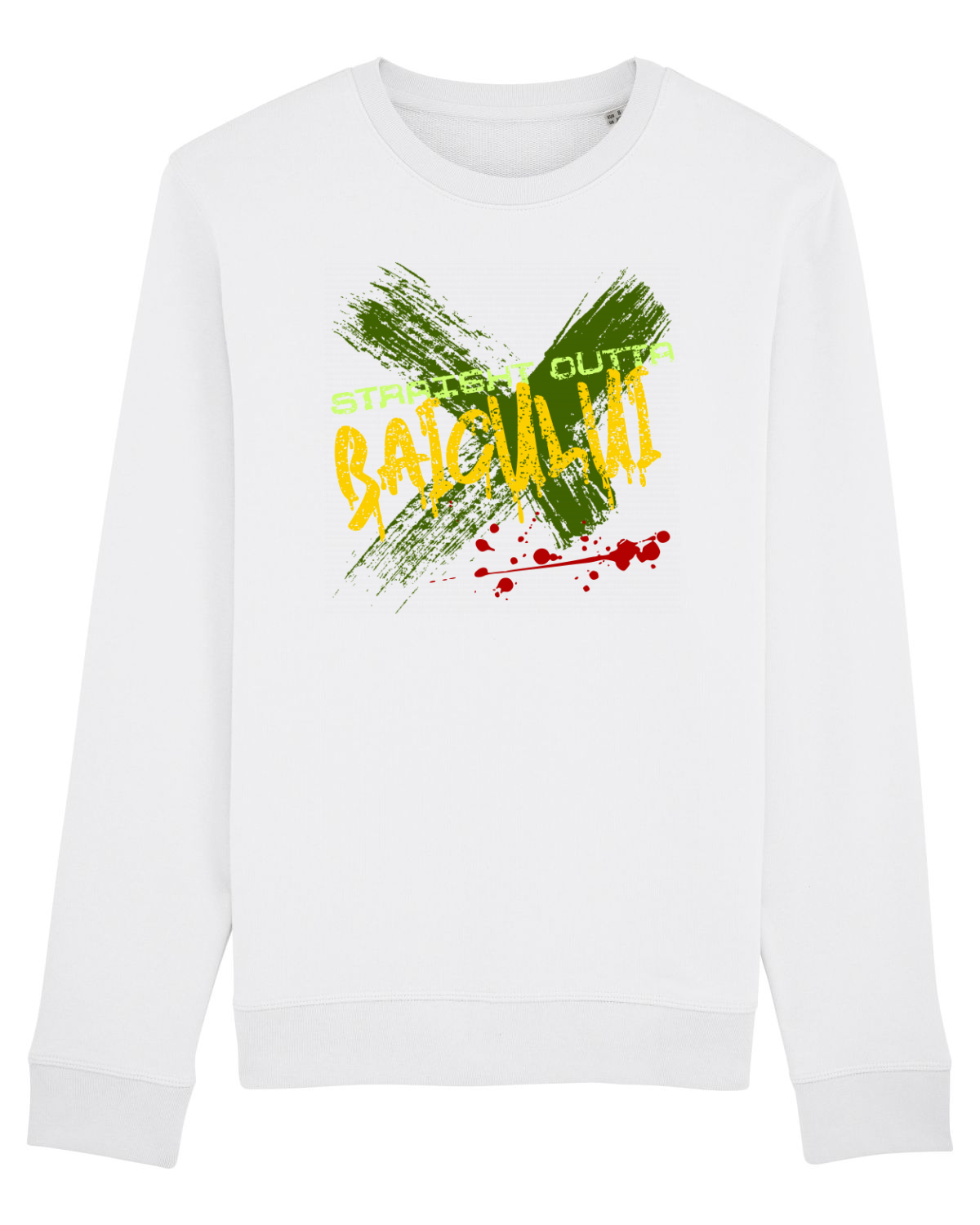 Bluză mânecă lungă Unisex Rise White