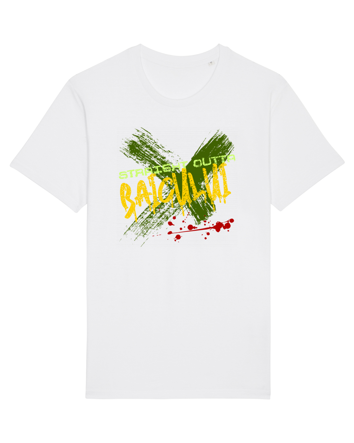 Tricou mânecă scurtă Unisex Rocker White