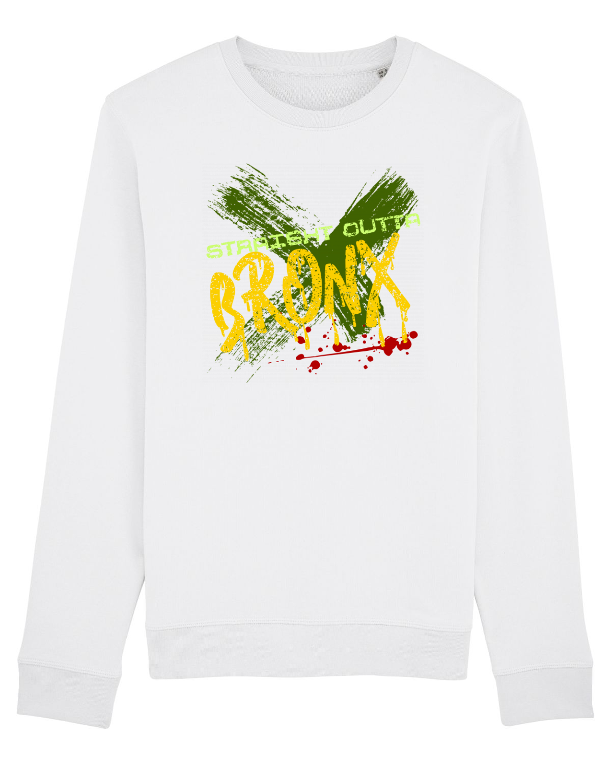 Bluză mânecă lungă Unisex Rise White