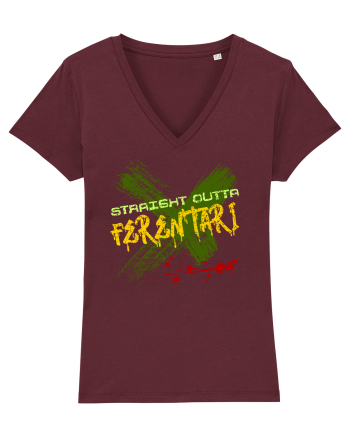 STRAIGHT OUTTA FERENTARI- DIN FERENTARI Burgundy