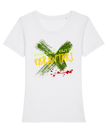 STRAIGHT OUTTA FERENTARI- DIN FERENTARI White