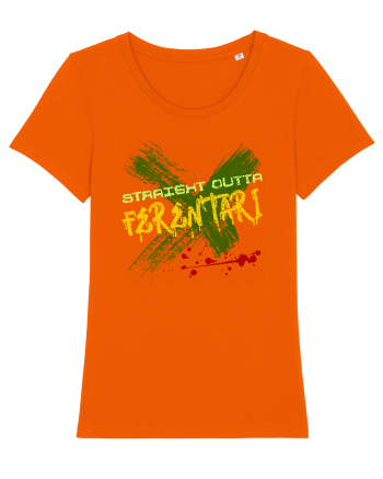 STRAIGHT OUTTA FERENTARI- DIN FERENTARI Bright Orange