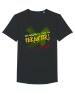 STRAIGHT OUTTA FERENTARI- DIN FERENTARI Tricou mânecă scurtă guler larg Bărbat Skater