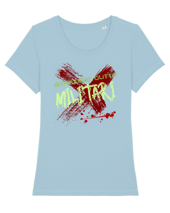 STRAIGHT OUTTA MILITARI- DIN MILITARI Sky Blue