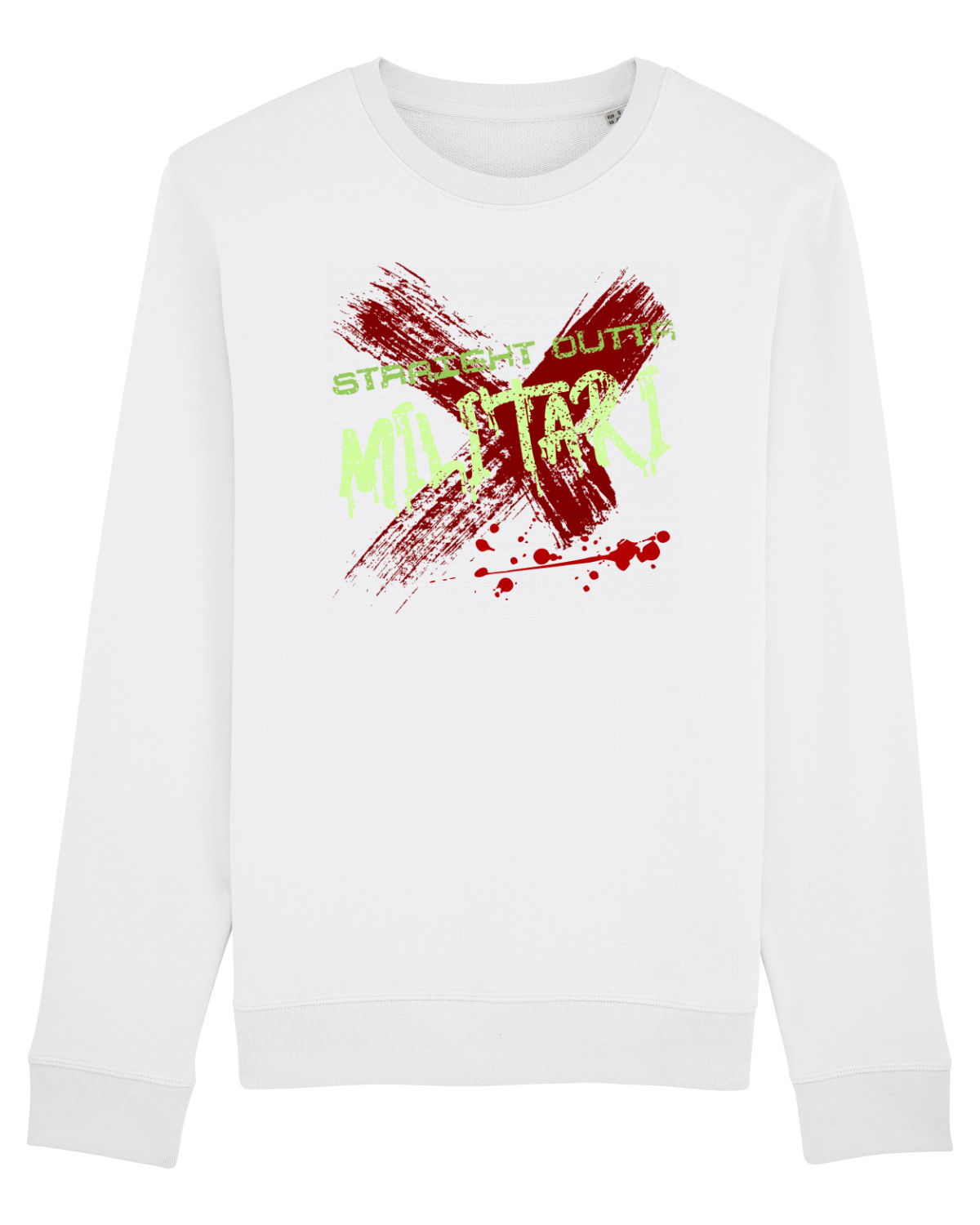 Bluză mânecă lungă Unisex Rise White