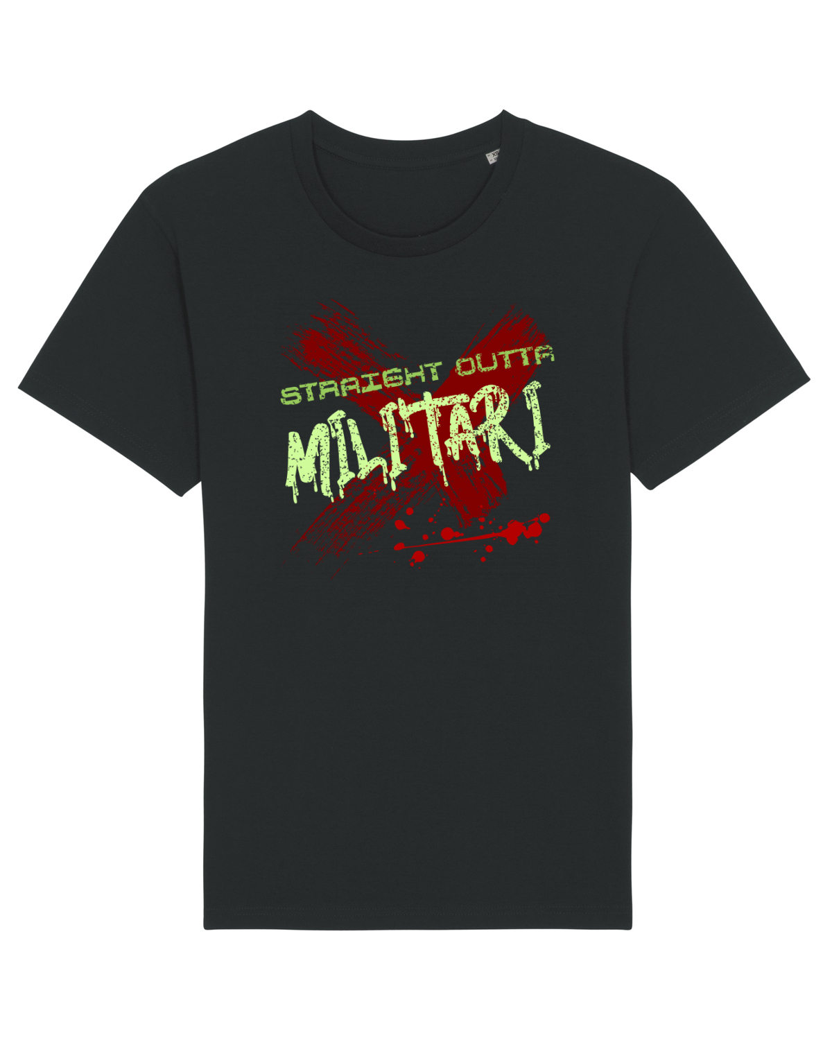 Tricou mânecă scurtă Unisex Rocker Black
