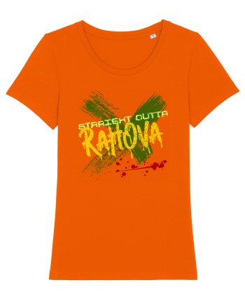 STRAIGHT OUTTA RAHOVA- DIN RAHOVA Bright Orange