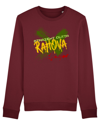 STRAIGHT OUTTA RAHOVA- DIN RAHOVA Burgundy
