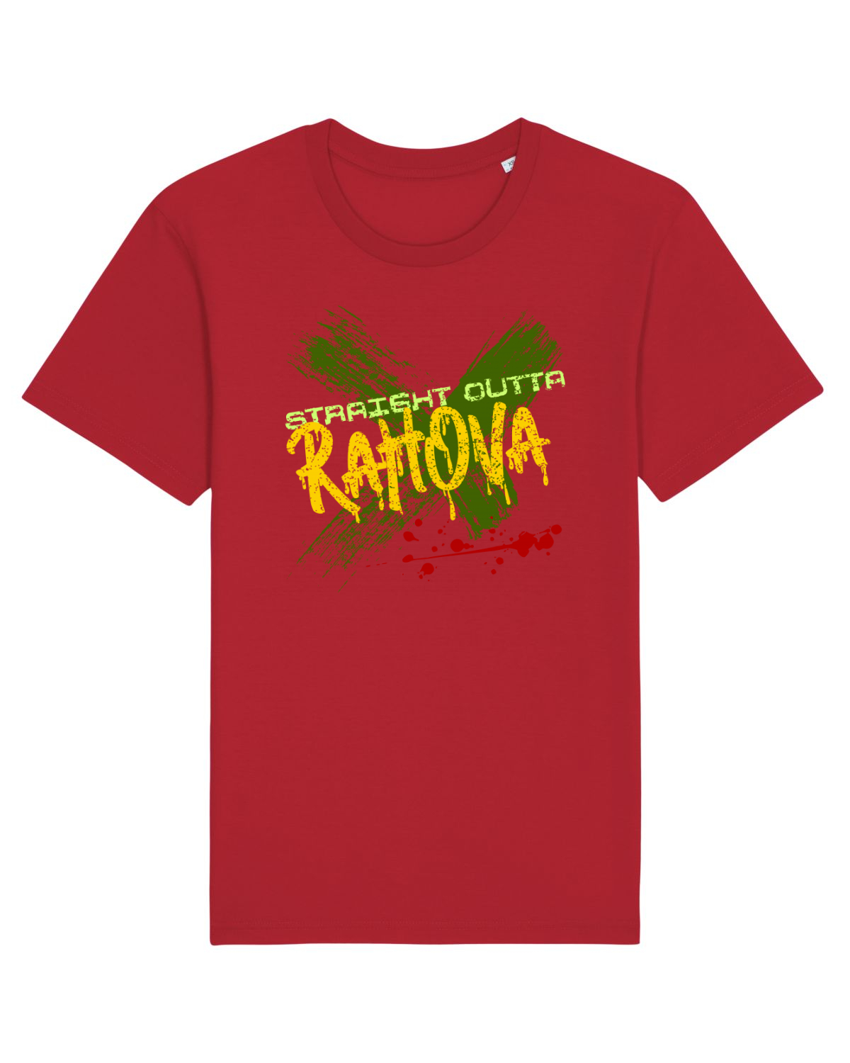 Tricou mânecă scurtă Unisex Rocker Red