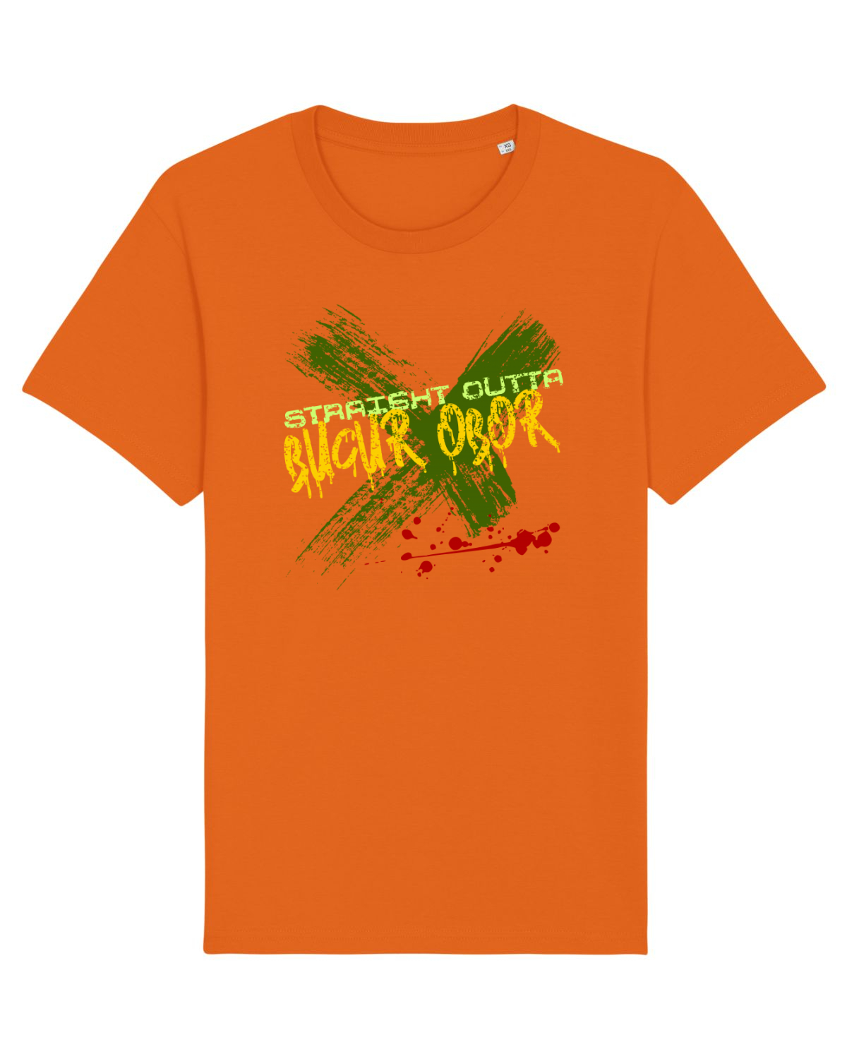 Tricou mânecă scurtă Unisex Rocker Bright Orange