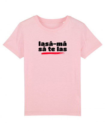 Lasă-mă să te las - negru Cotton Pink