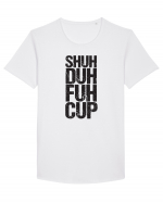 Shut the f**k up! Tricou mânecă scurtă guler larg Bărbat Skater