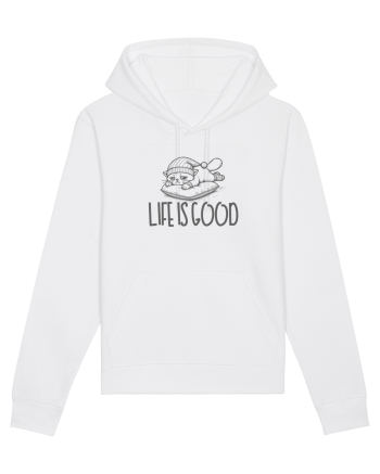 LIFE IS GOOD - VIATA E BUNA (cand dormi) White
