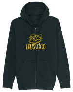 LIFE IS GOOD - VIATA E BUNA (cand dormi) 2 Hanorac cu fermoar Unisex Connector