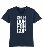 Shut the f**k up! - white Tricou mânecă scurtă guler V Bărbat Presenter