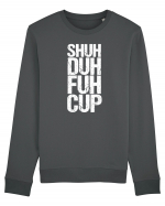 Shut the f**k up! - white Bluză mânecă lungă Unisex Rise