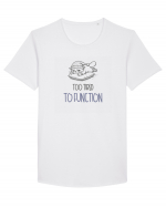 TOO TIRED TO FUNCTION - PREA OBOSIT/A CA SA FUNCTIONEZ Tricou mânecă scurtă guler larg Bărbat Skater