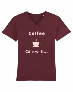 Coffee, că n-o fi... Tricou mânecă scurtă guler V Bărbat Presenter