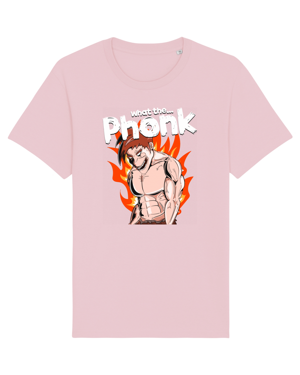 Tricou mânecă scurtă Unisex Rocker Cotton Pink