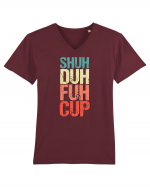 Shut the f**k up! - pomegranate explosion Tricou mânecă scurtă guler V Bărbat Presenter