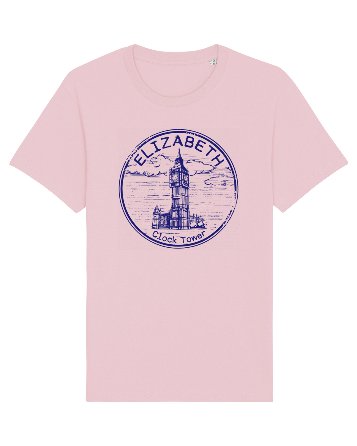 Tricou mânecă scurtă Unisex Rocker Cotton Pink