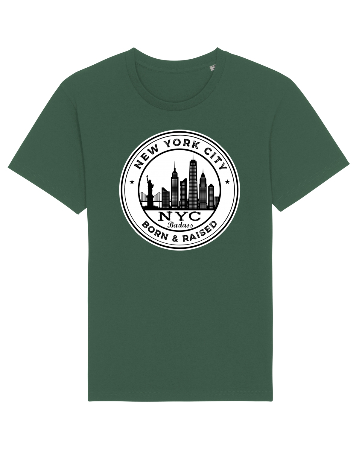Tricou mânecă scurtă Unisex Rocker Bottle Green