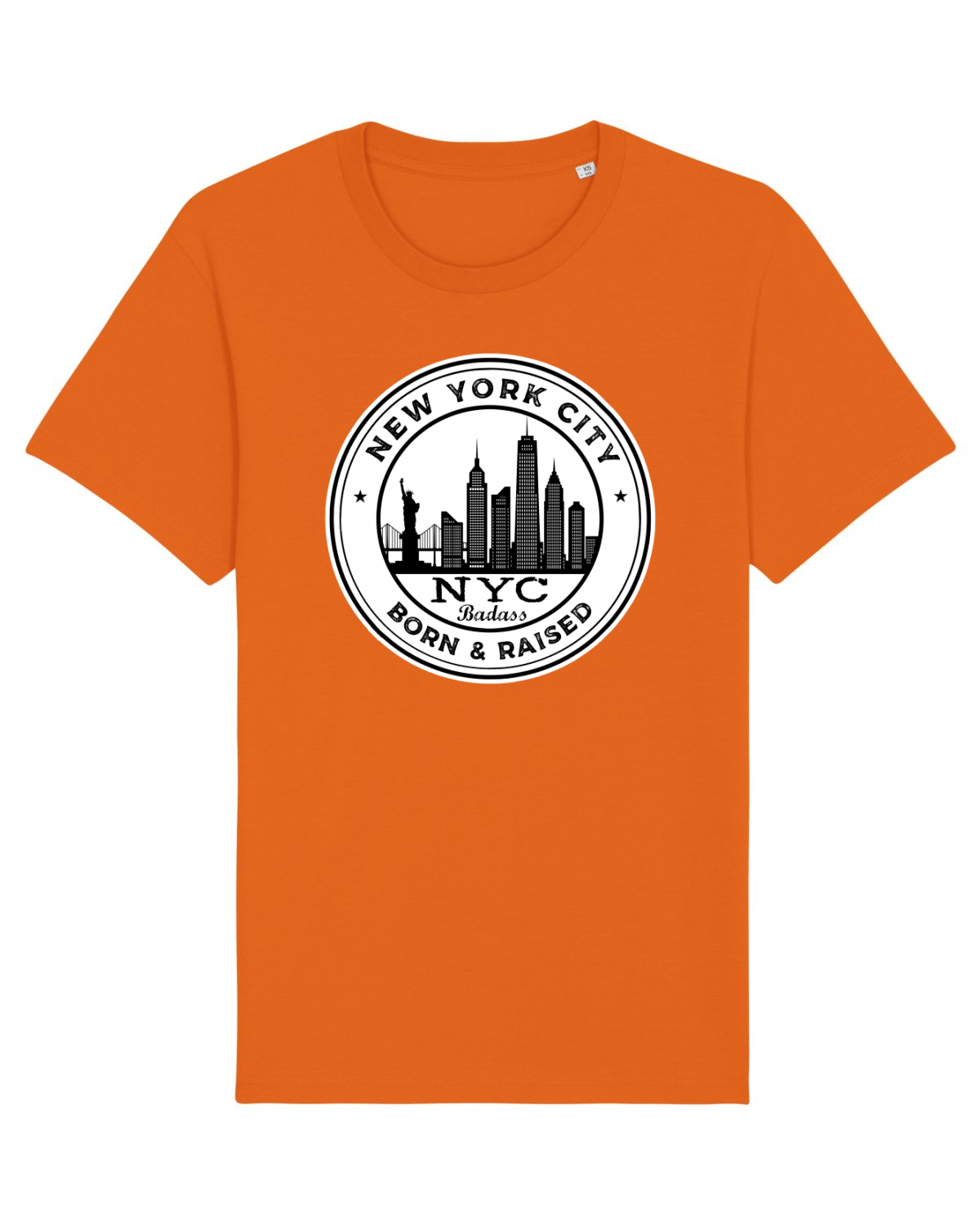 Tricou mânecă scurtă Unisex Rocker Bright Orange