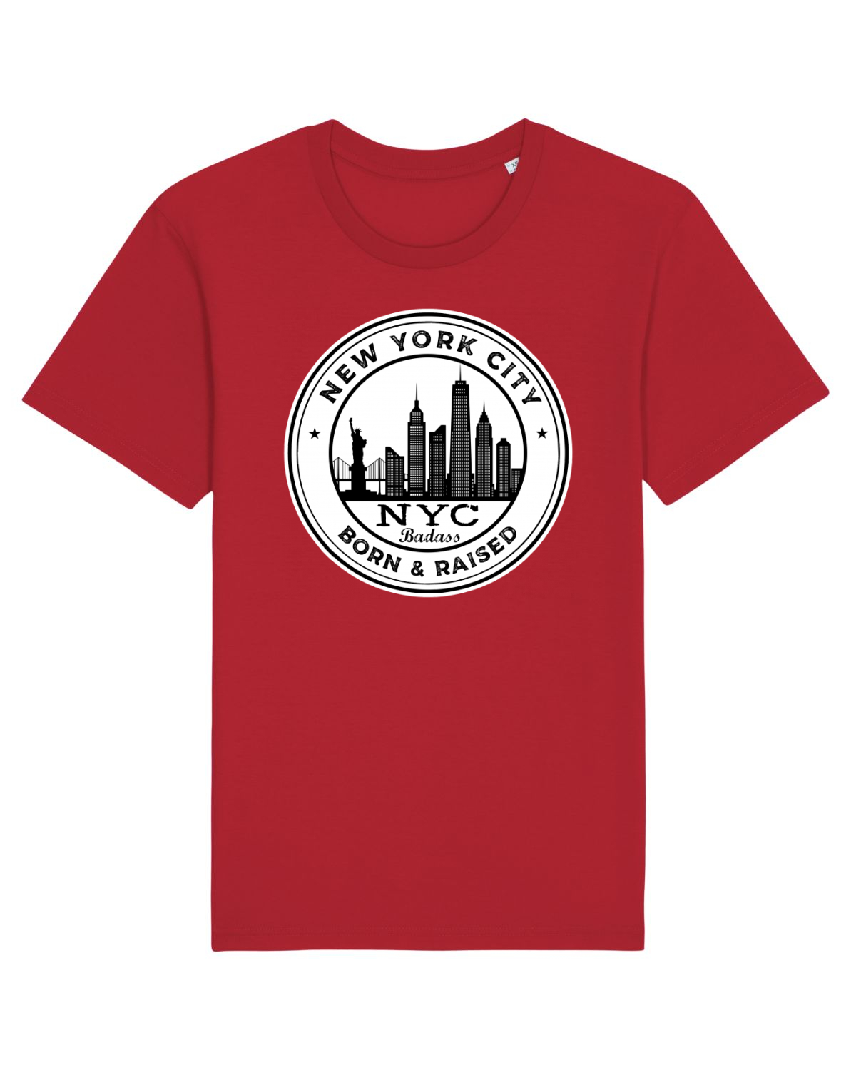 Tricou mânecă scurtă Unisex Rocker Red