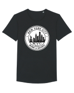 NYC Born & raised Tricou mânecă scurtă guler larg Bărbat Skater