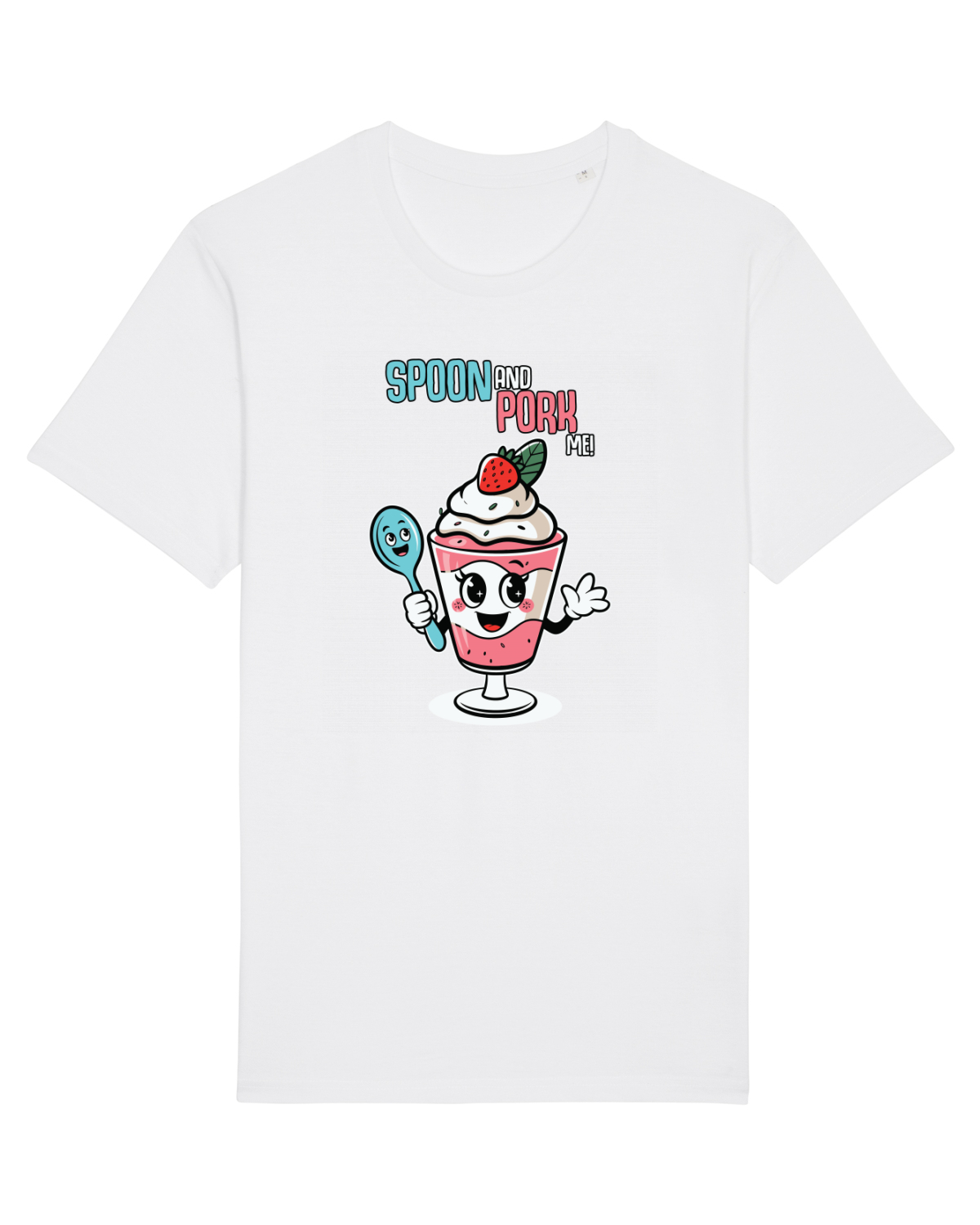 Tricou mânecă scurtă Unisex Rocker White