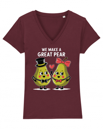 We Make A Great Pear Burgundy