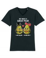 We Make A Great Pear Tricou mânecă scurtă guler V Bărbat Presenter