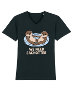 We Need Eachotter | Valentine's Puns Tricou mânecă scurtă guler V Bărbat Presenter