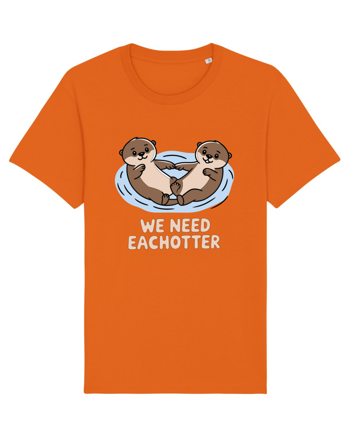 Tricou mânecă scurtă Unisex Rocker Bright Orange