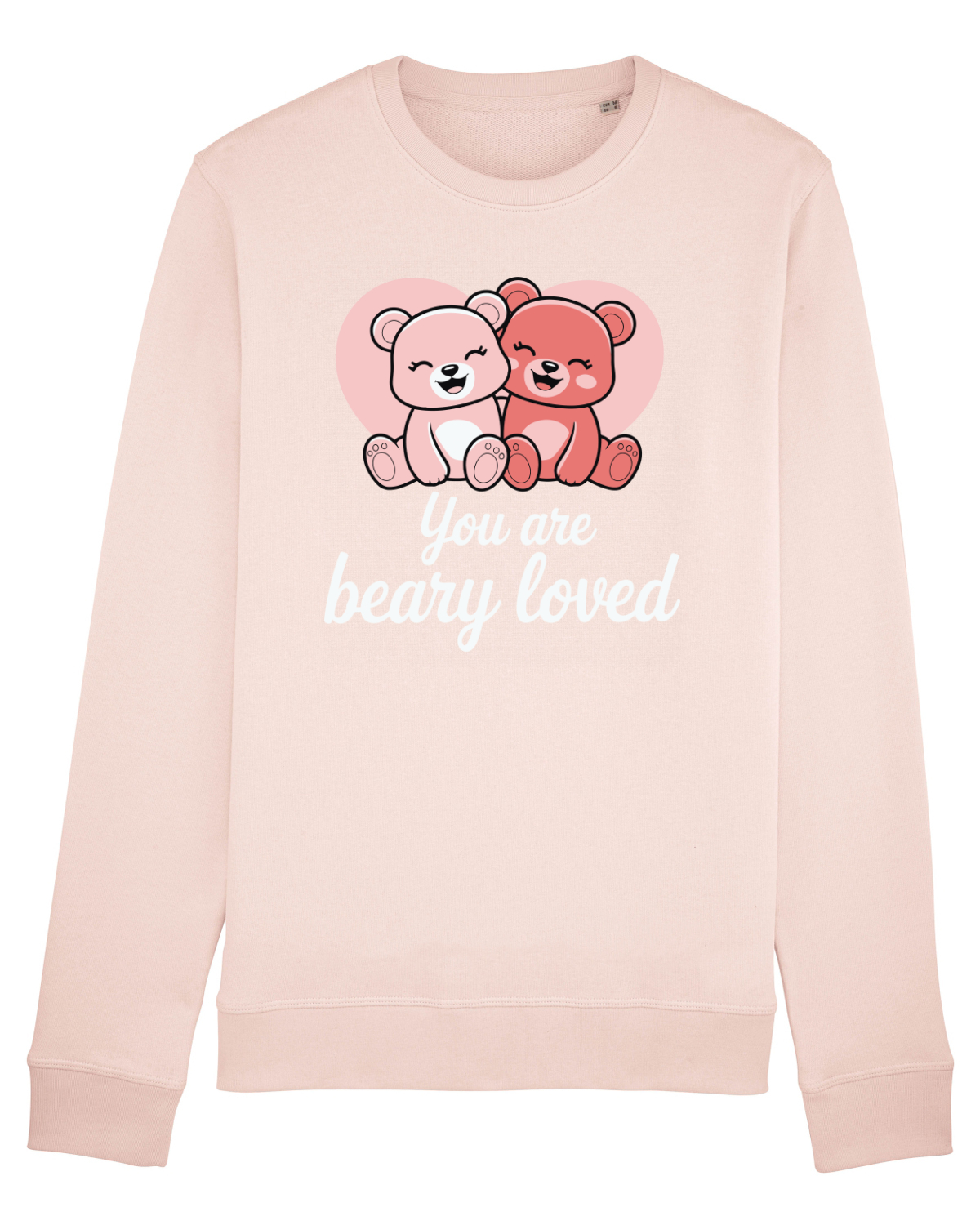 Bluză mânecă lungă Unisex Rise Candy Pink
