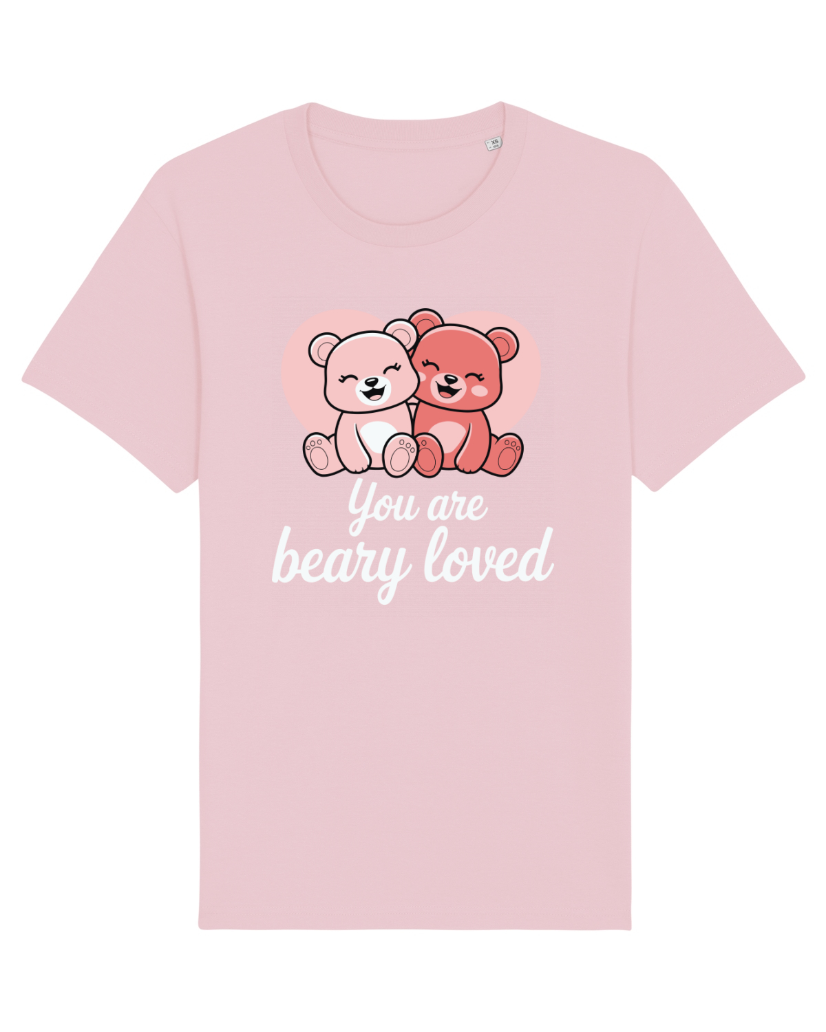 Tricou mânecă scurtă Unisex Rocker Cotton Pink