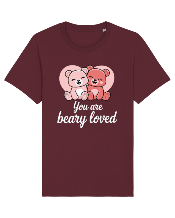 You Are Beary Loved Burgundy