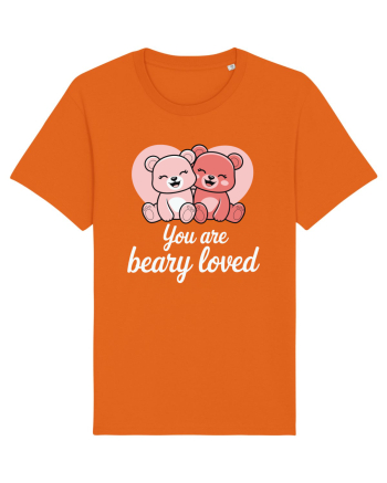 You Are Beary Loved Bright Orange