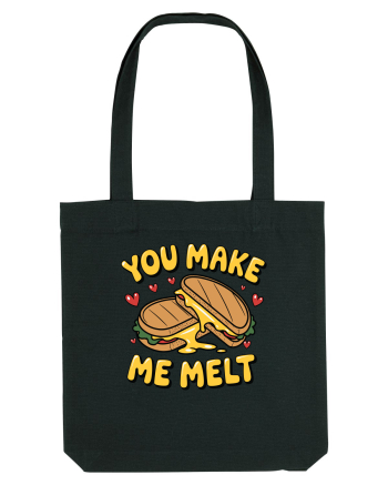 You Make Me Melt | Cute Valentine's Pun Black