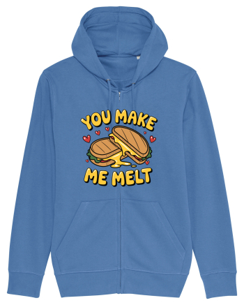 You Make Me Melt | Cute Valentine's Pun Bright Blue