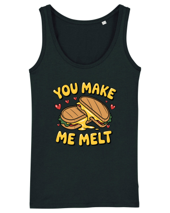 You Make Me Melt | Cute Valentine's Pun Black