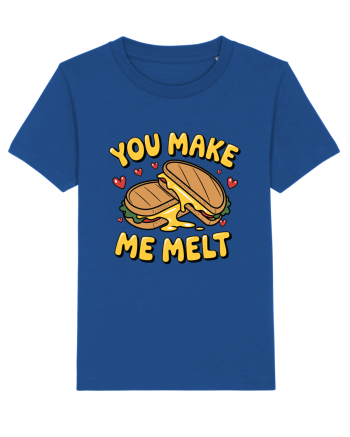 You Make Me Melt | Cute Valentine's Pun Majorelle Blue