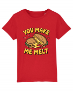 You Make Me Melt | Cute Valentine's Pun Tricou mânecă scurtă  Copii Mini Creator