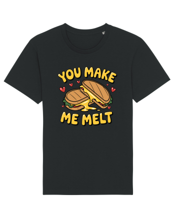 You Make Me Melt | Cute Valentine's Pun Black